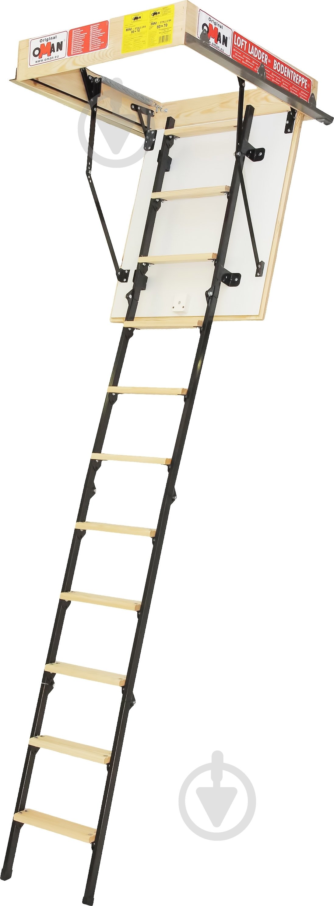 Сходи на горище Oman Mini Termo H260 80x70 см - фото 1 Сходи на горище Oman Mini Termo H260 80x70 см - фото 1