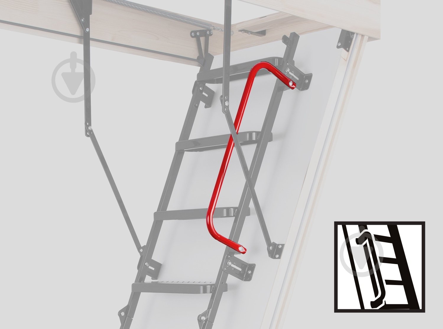 Лестница чердачная Oman Stallux Termo H280 120x70 см - фото 2