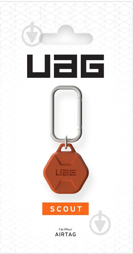 Чехол UAG для Apple AirTags Scout Orange - фото 6