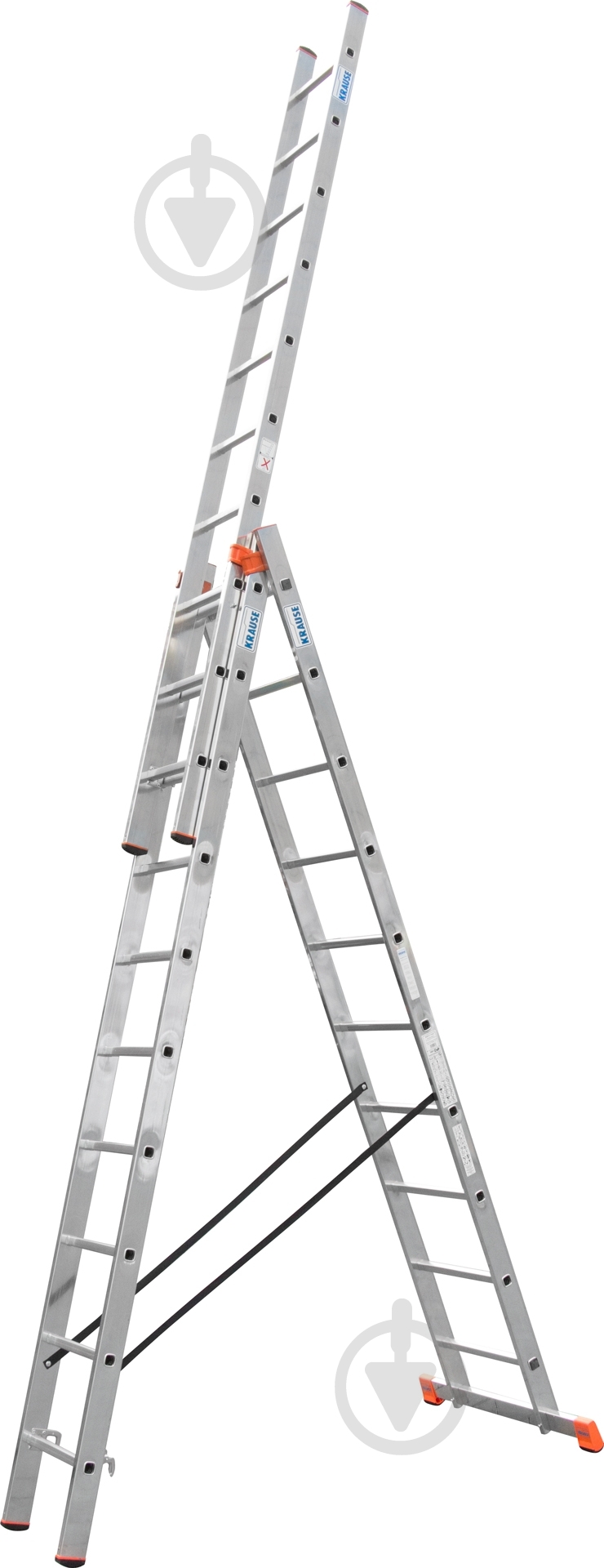 Лестница 3-секционная универсальная Krause Tribilo 3x10 (129680) - фото 1