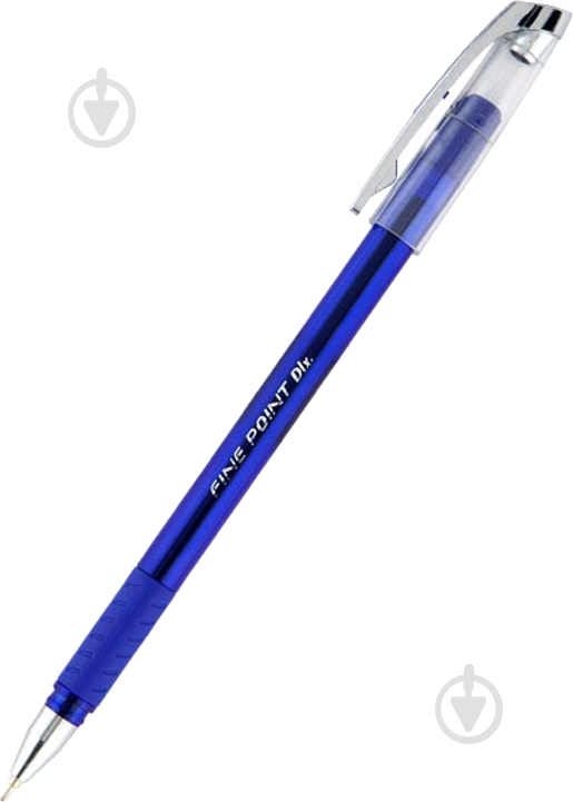 Ручка шариковая Unimax Fine Point Dlx UX-111 синяя (UX-111-02) - фото 1