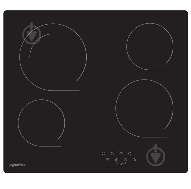 Варочная поверхность электрическая Pyramida VCH G 641 - фото 1