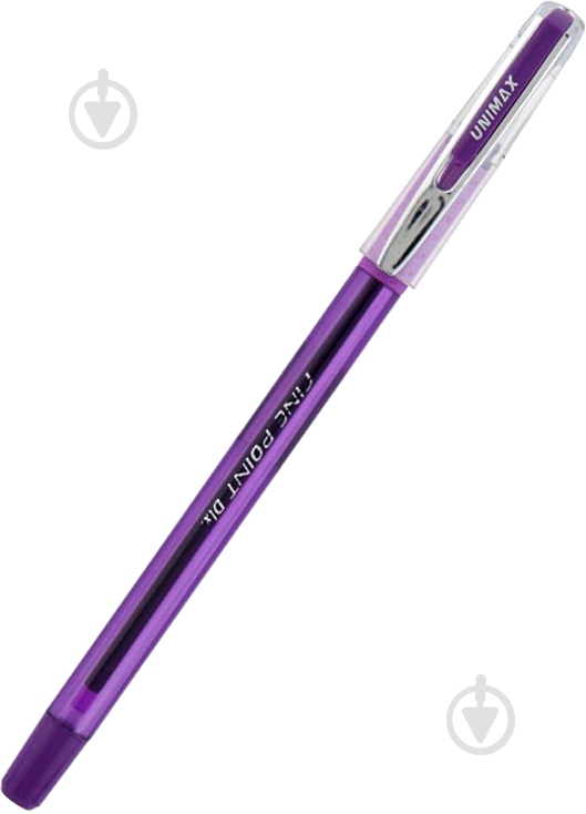 Ручка кулькова Unimax Fine Point Dlx UX-111 фіолетова (UX-111-11) - фото 2