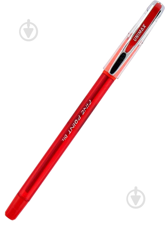Ручка кулькова Unimax Fine Point Dlx UX-111 червона (UX-111-06) - фото 2