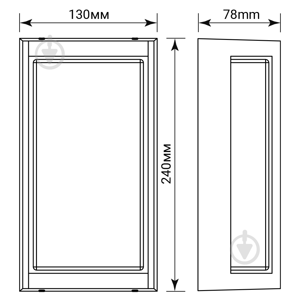 Светильник уличный настенный ARDERO IP54 черный DH0172 - фото 3