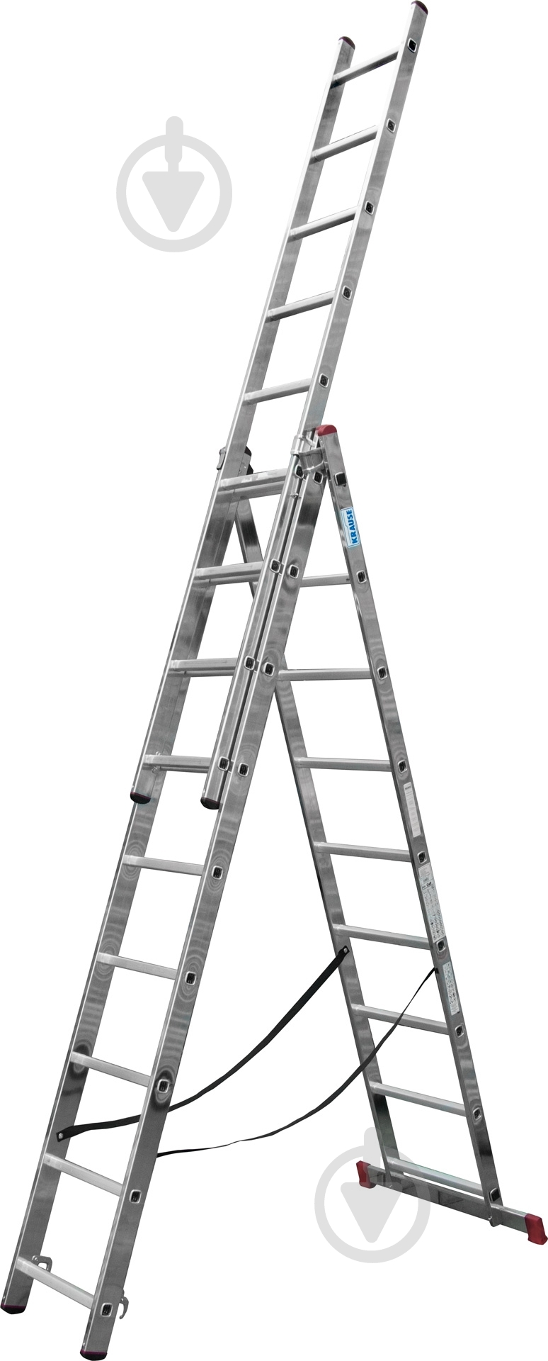 Лестница 3-секционная универсальная Krause Corda 3x9 (030399) - фото 1