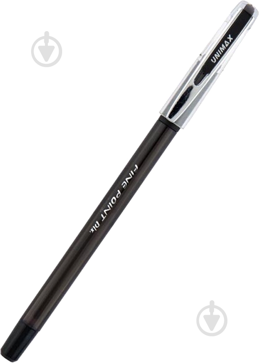 Ручка кулькова Unimax Fine Point Dlx UX-111 чорна (UX-111-01) - фото 2