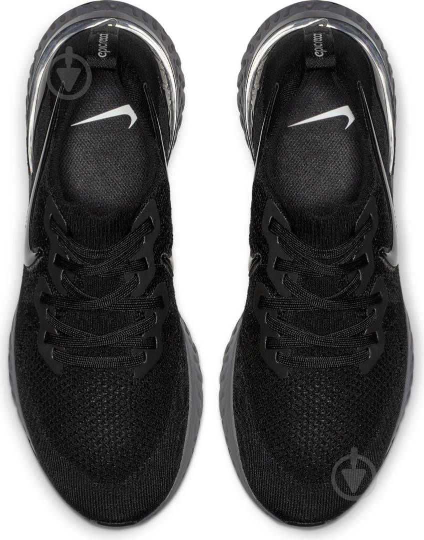 Кроссовки мужские Nike EPIC REACT FLYKNIT 2 BQ8928-001 р.40,5 черные - фото 7