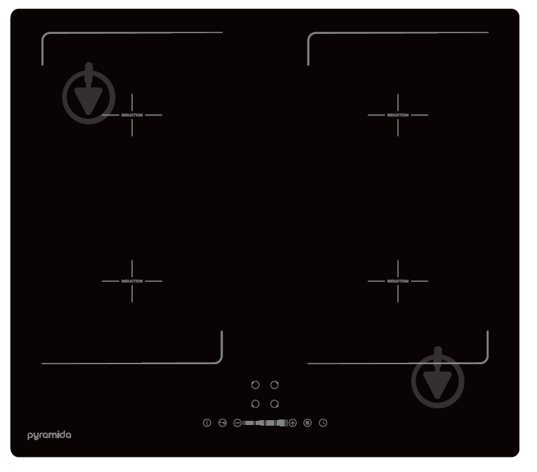 Варочная поверхность индукционная Pyramida IH G 642 BZ - фото 1