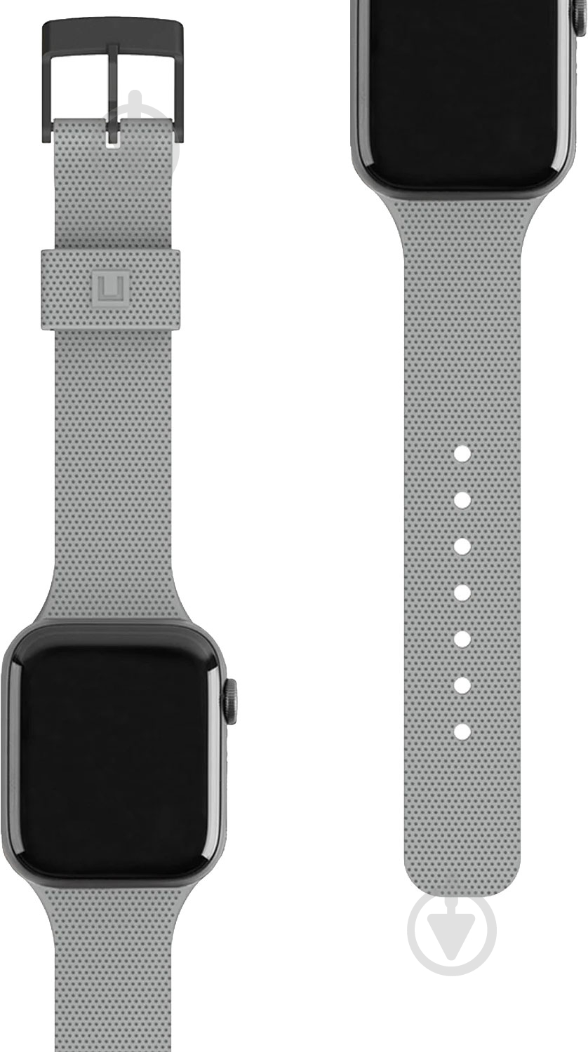 Ремешок UAG Dot Silicone Apple Watch 44/42 grey 19249K313030 - фото 2