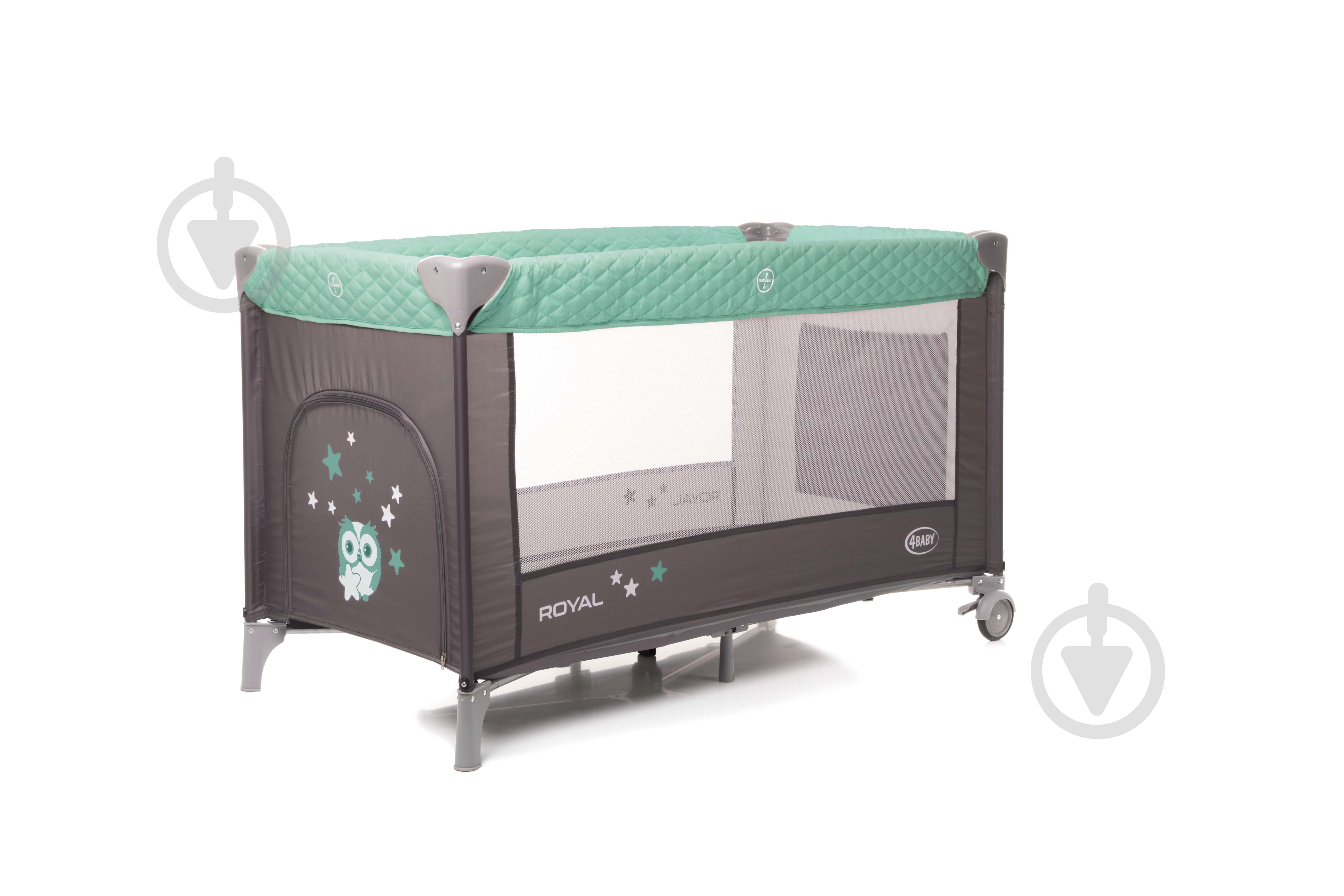 Манеж-кровать 4Baby Royal green 4RO2 - фото 9