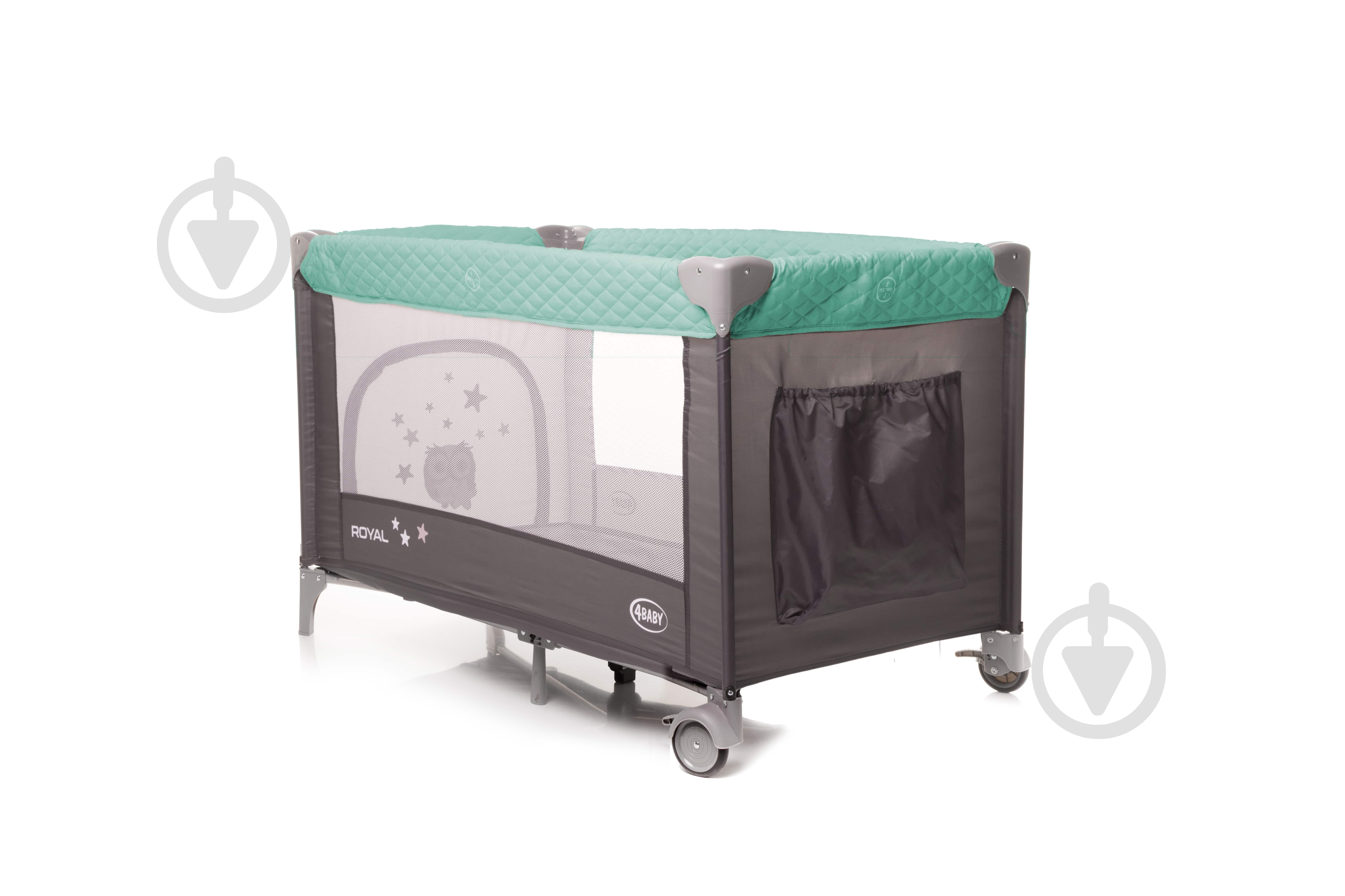 Манеж-кровать 4Baby Royal green 4RO2 - фото 7