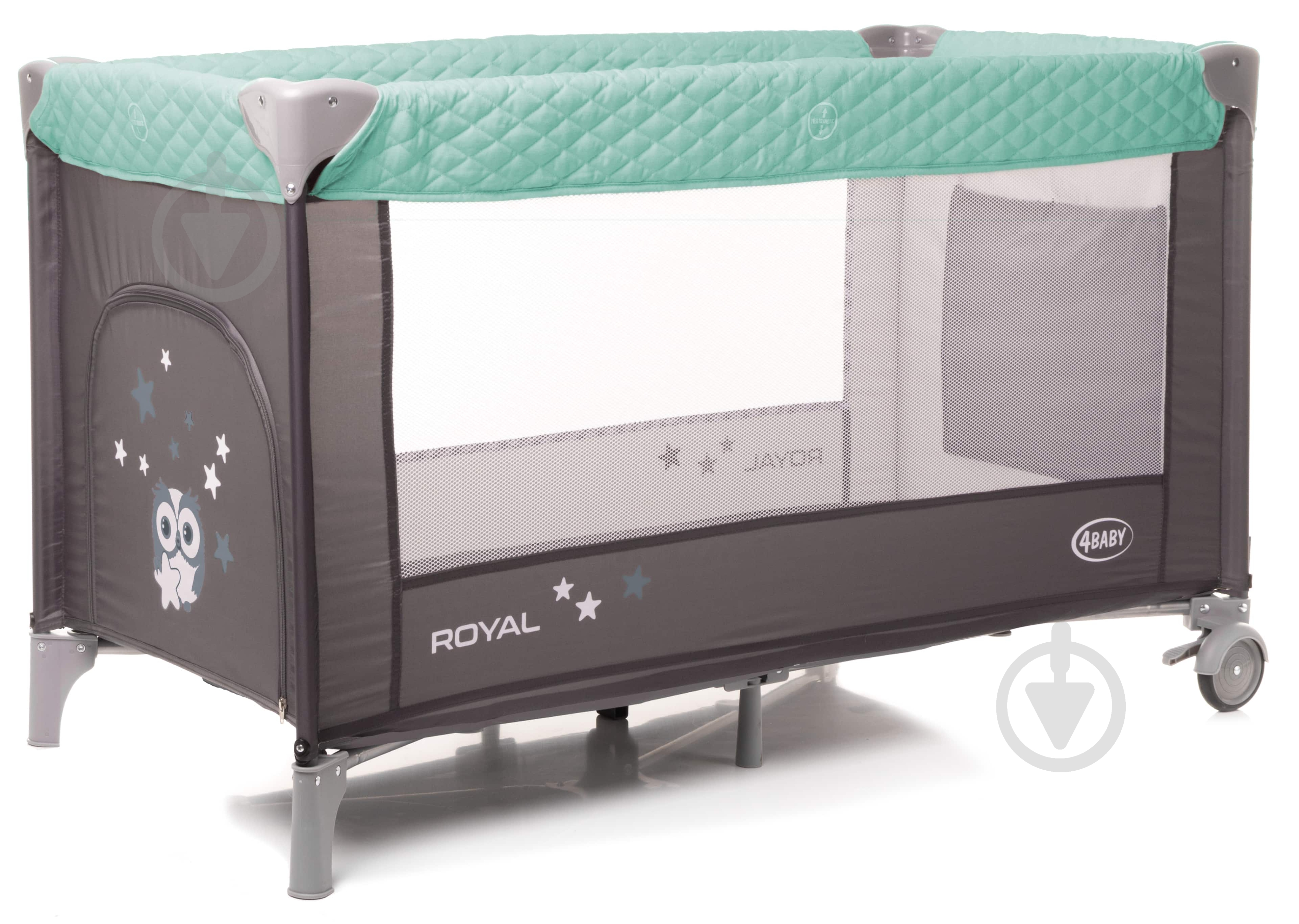 Манеж-кровать 4Baby Royal green 4RO2 - фото 1