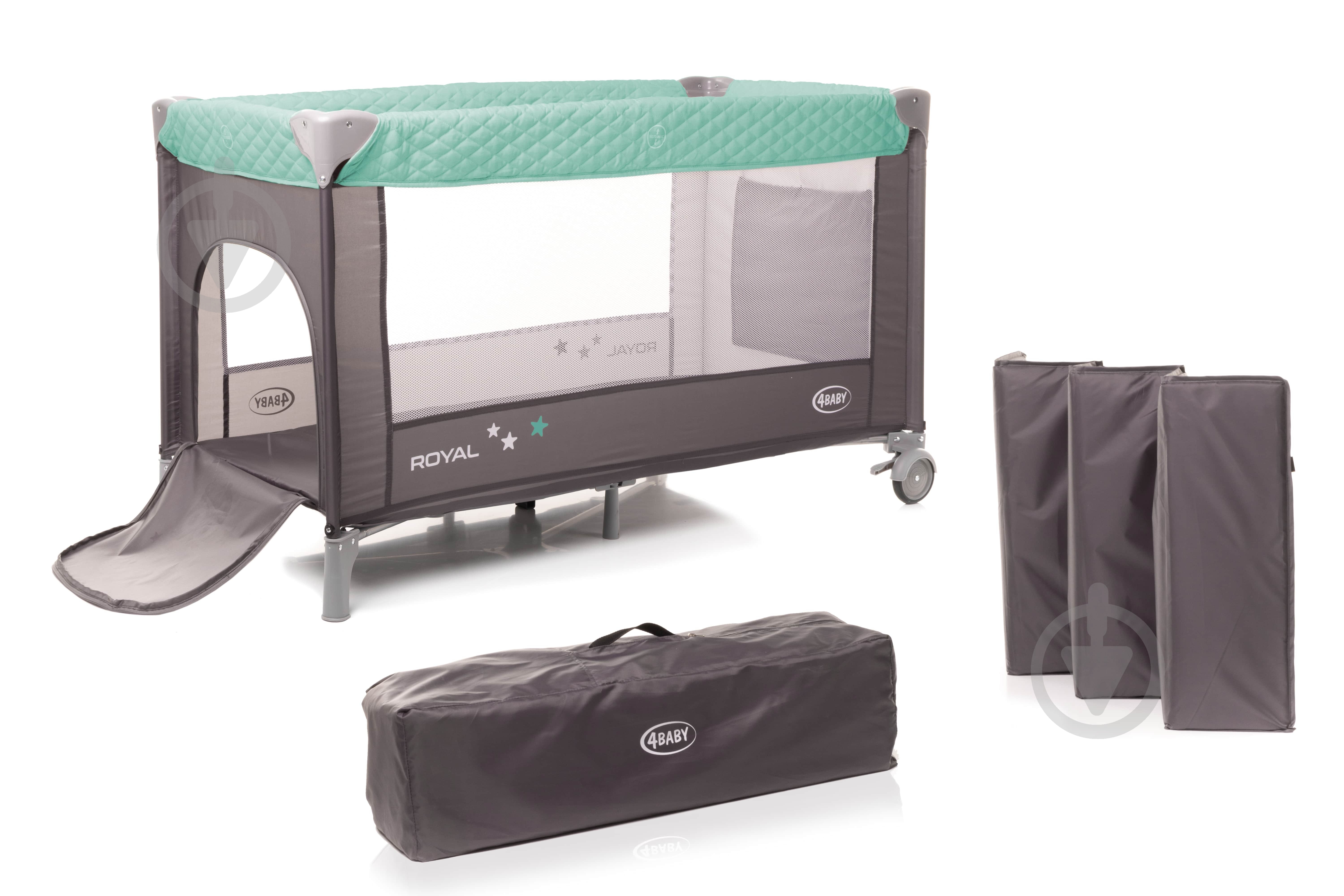 Манеж-кровать 4Baby Royal green 4RO2 - фото 12