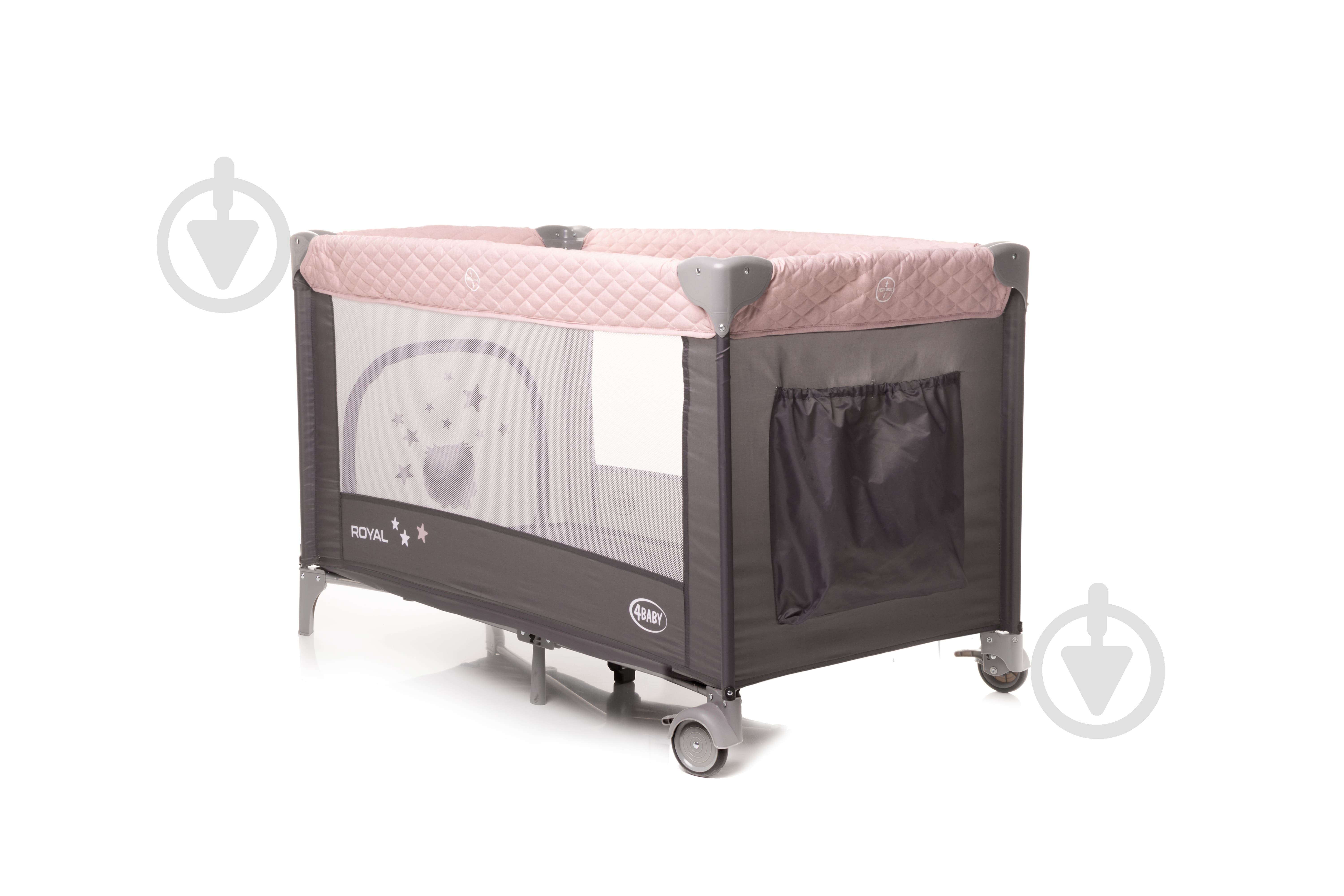 Манеж-кровать 4Baby Royal pink 4RO3 - фото 12 Манеж-кровать 4Baby Royal pink 4RO3 - фото 12