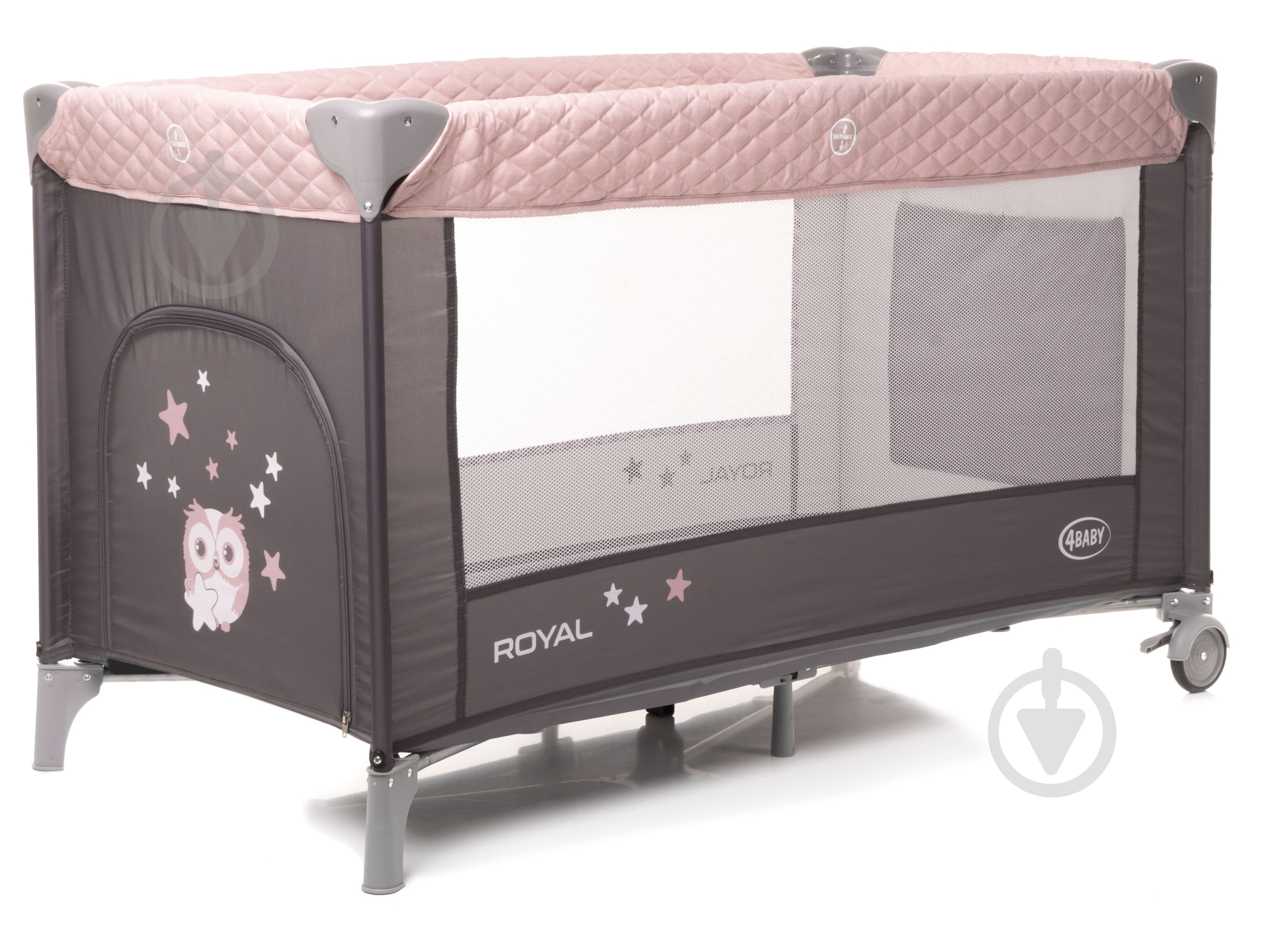 Манеж-кровать 4Baby Royal pink 4RO3 - фото 1 Манеж-кровать 4Baby Royal pink 4RO3 - фото 1