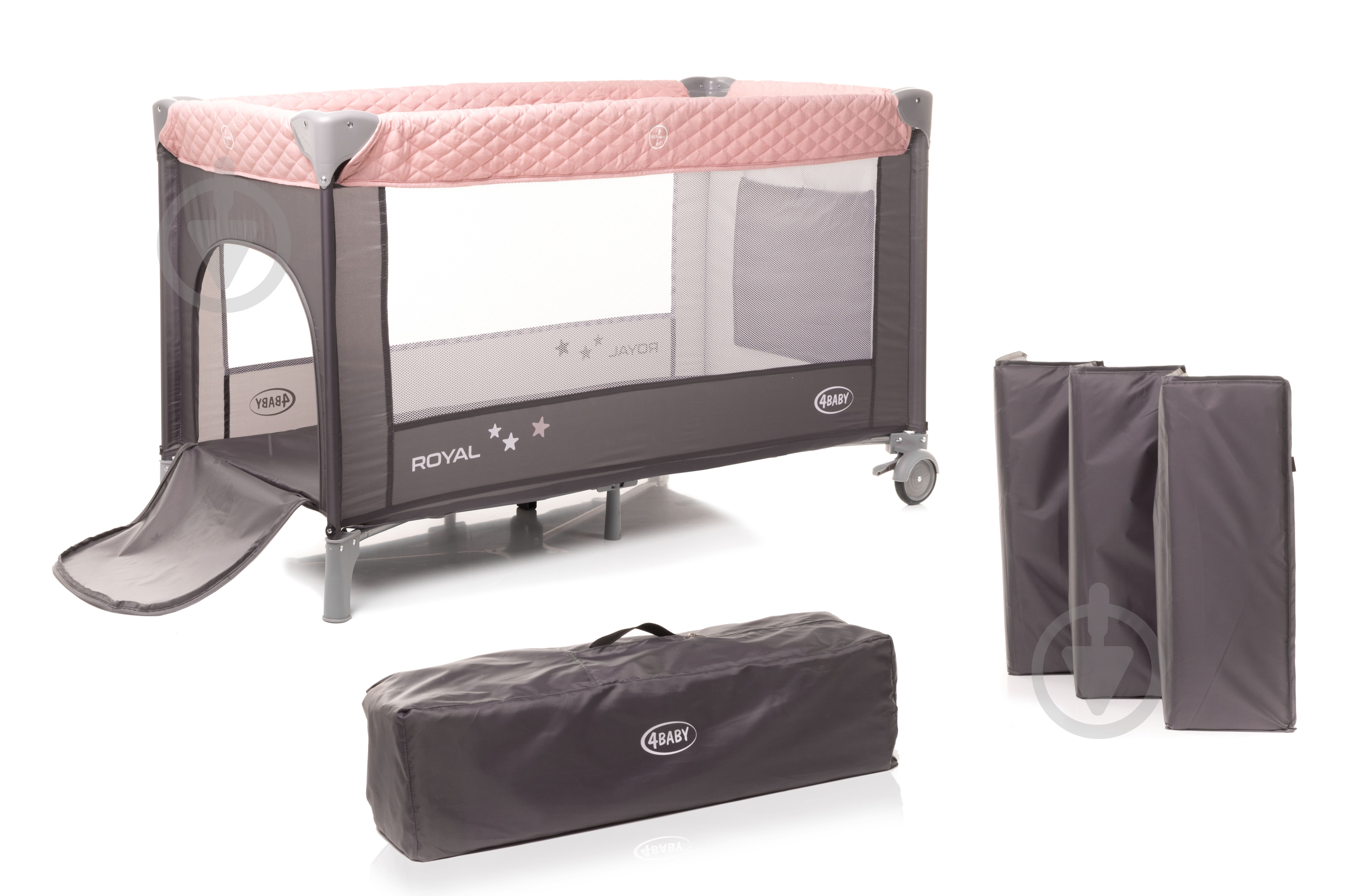 Манеж-кровать 4Baby Royal pink 4RO3 - фото 5 Манеж-кровать 4Baby Royal pink 4RO3 - фото 5