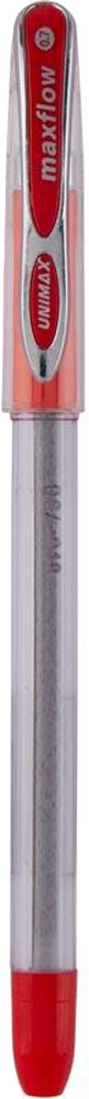 Ручка шариковая Unimax Maxflow UX-117 красная (UX-117-06) - фото 3