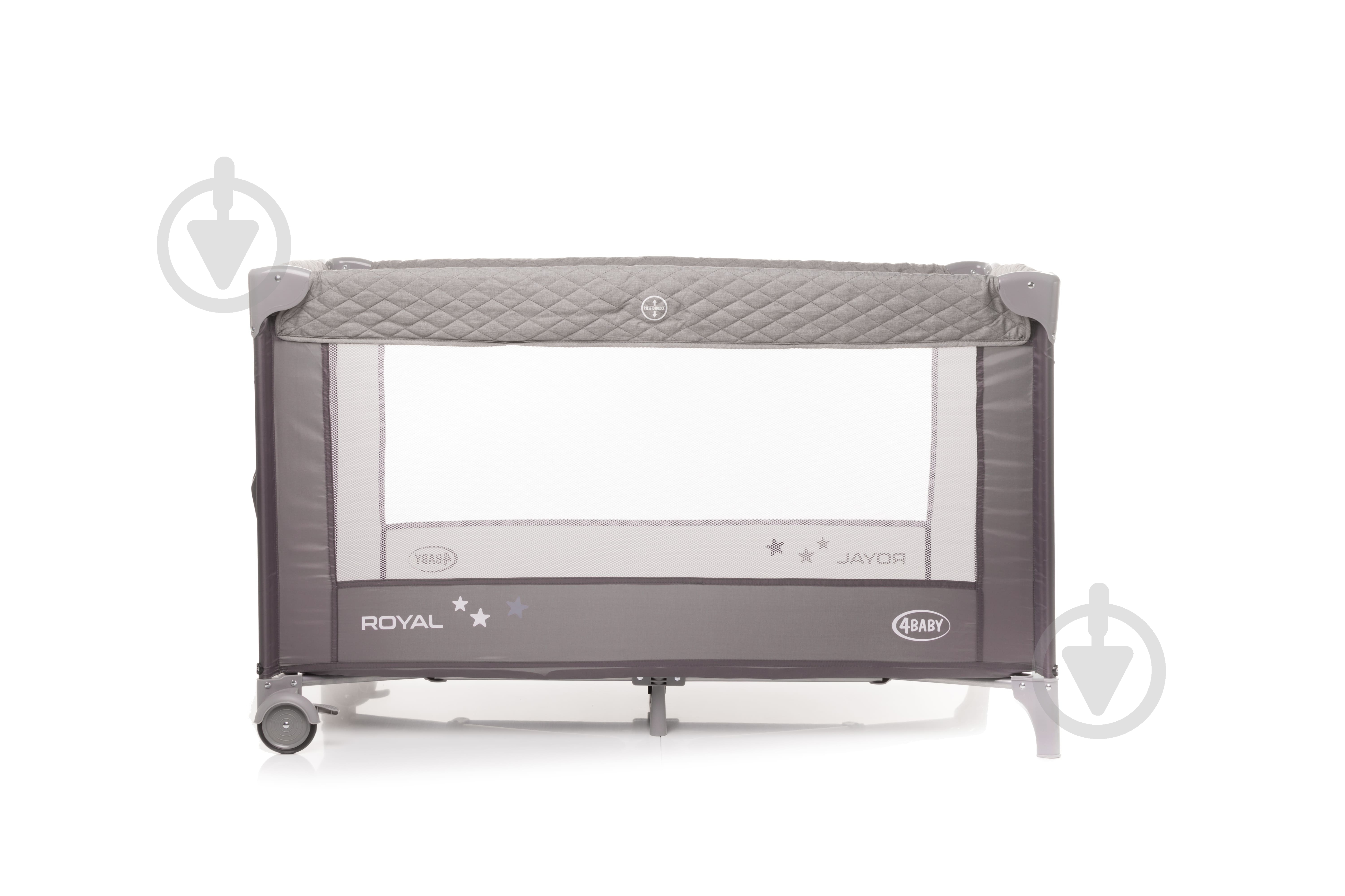 Манеж-кровать 4Baby Royal grey 4RO1 - фото 12