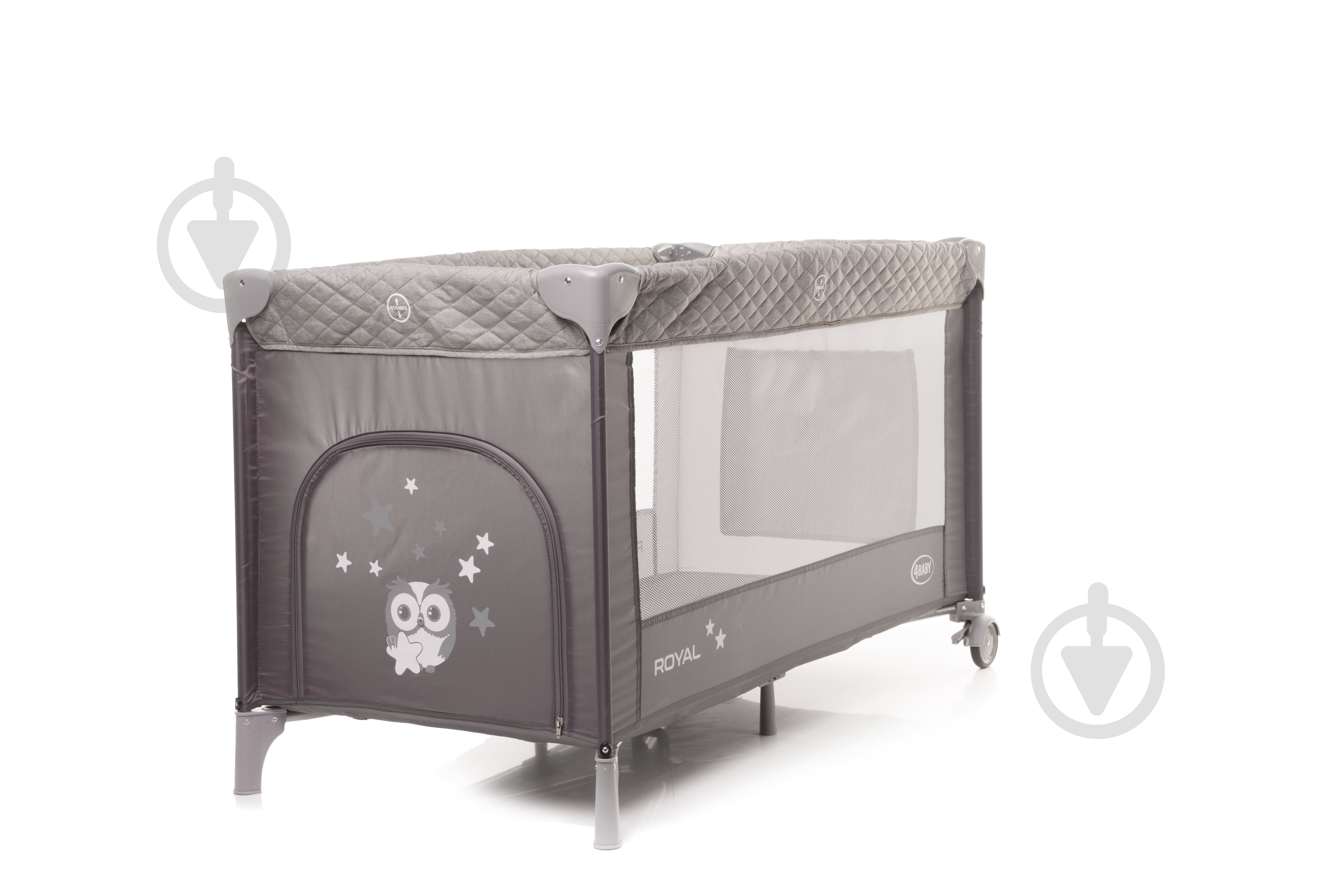 Манеж-кровать 4Baby Royal grey 4RO1 - фото 13