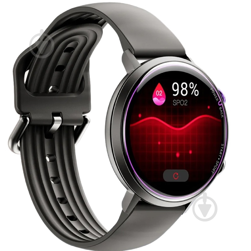 Смарт-годинник Oukitel BT60 black (6931940742863) - фото 3 Смарт-годинник Oukitel BT60 black (6931940742863) - фото 3