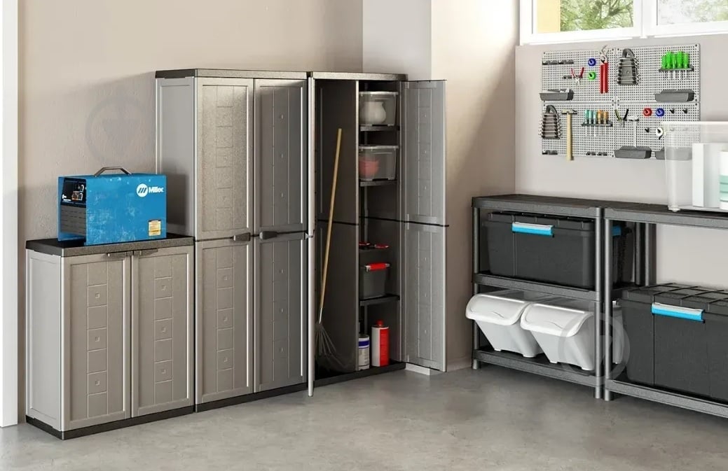 Шафа інструментальна KIS ARMADIO BASSO JOLLY 242871 (низька) 68x39x87 см сіра/чорна KIS 269413 - фото 4 Шафа інструментальна KIS ARMADIO BASSO JOLLY 242871 (низька) 68x39x87 см сіра/чорна KIS 269413 - фото 4