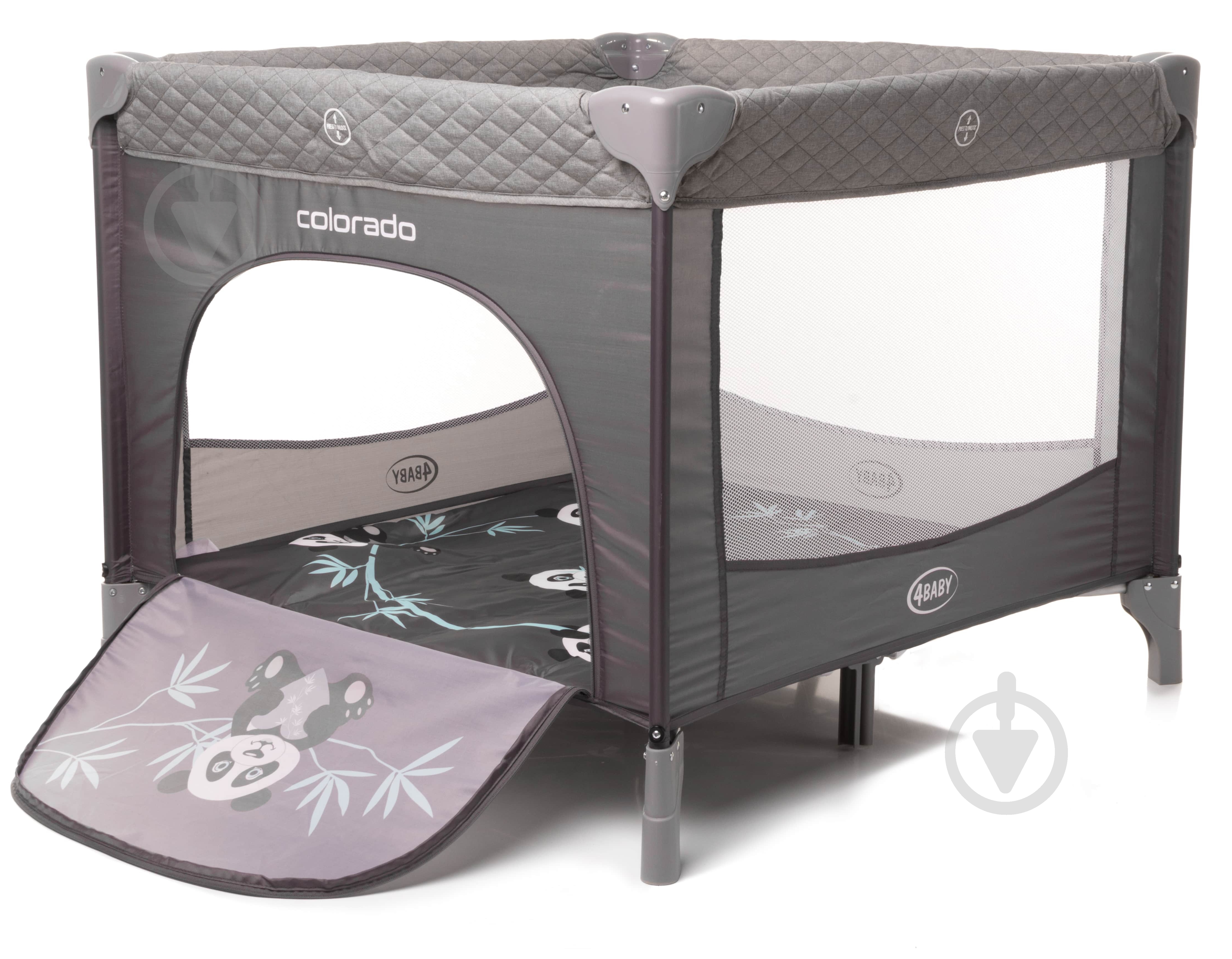 Игровой манеж 4Baby Colorado grey 4CL07 - фото 1