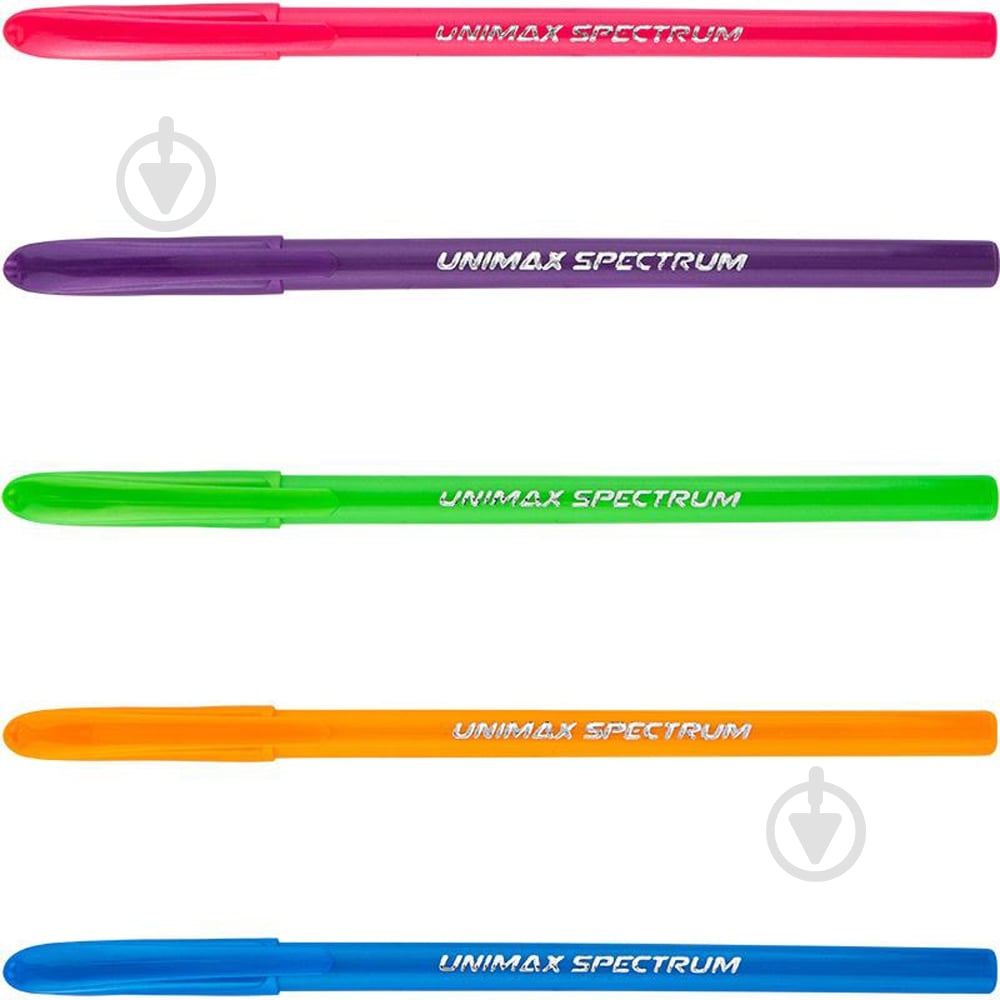 Ручка кулькова Unimax Spectrum Fashion UX-135 синя (UX-135-02) - фото 1