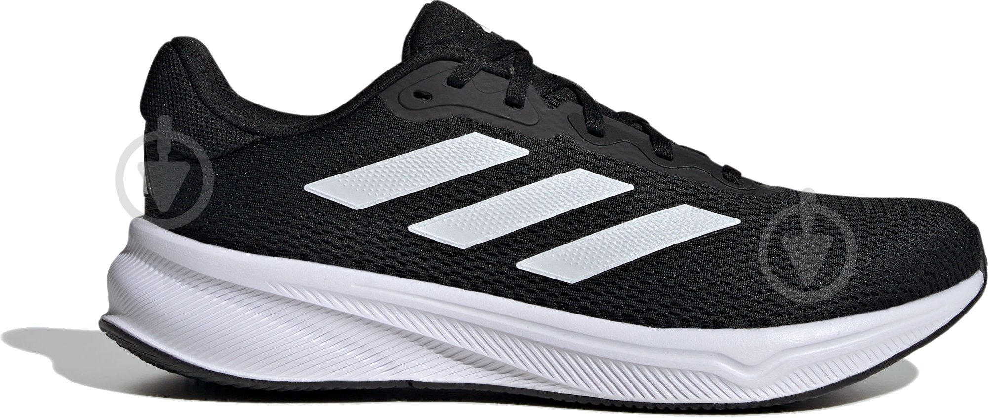 Кроссовки мужские Adidas RESPONSE IH6007 р.45 1/3 черные с белым - фото 1