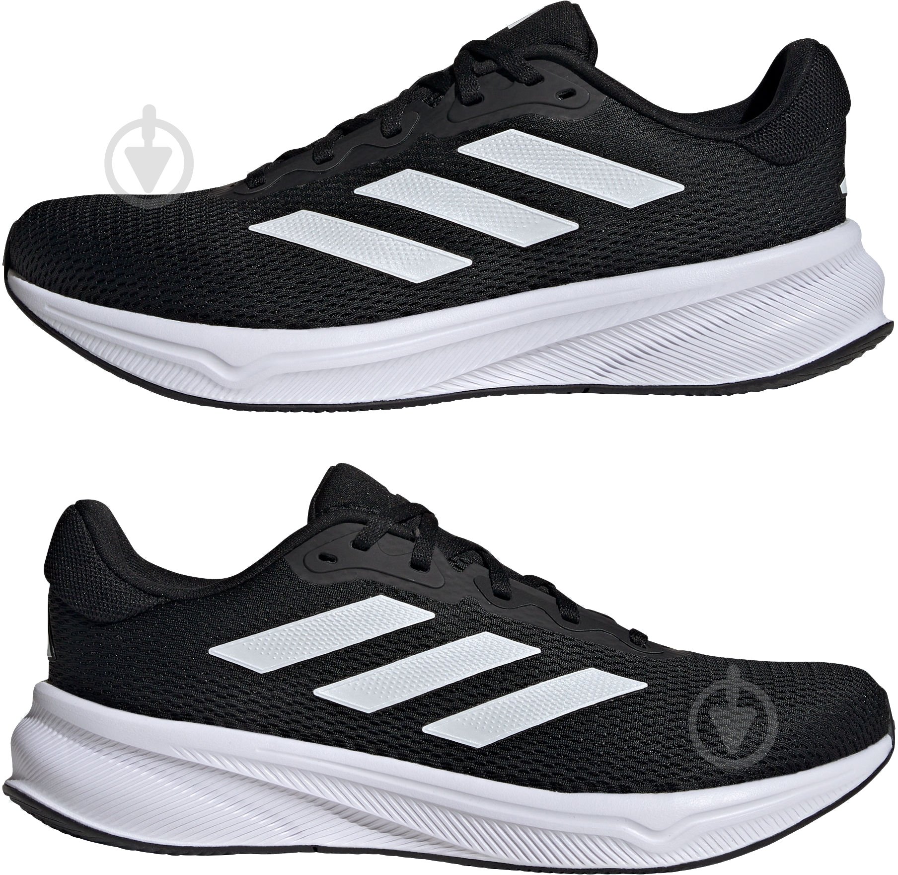 Кроссовки мужские Adidas RESPONSE IH6007 р.45 1/3 черные с белым - фото 5