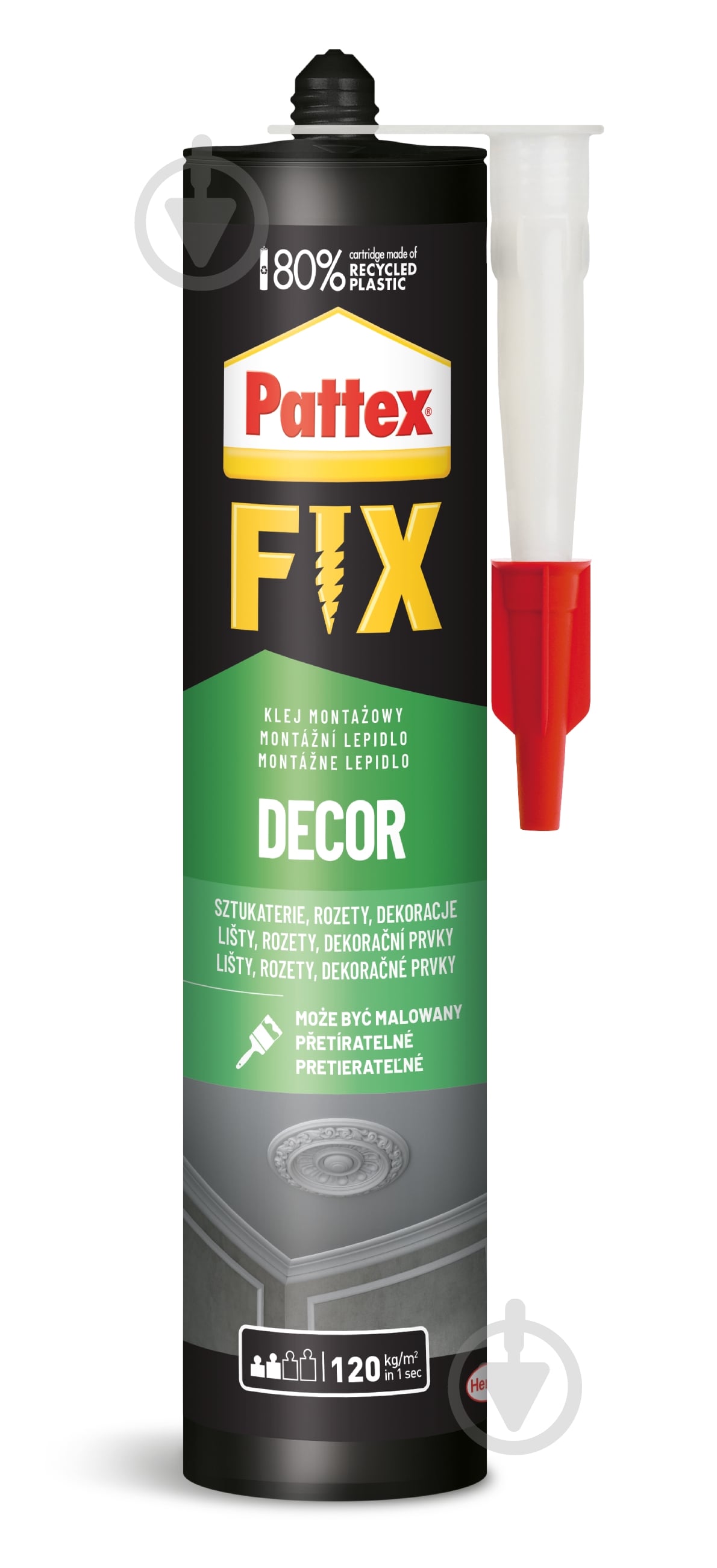 Клей монтажный Pattex Fix Dekor 380 г - фото 1