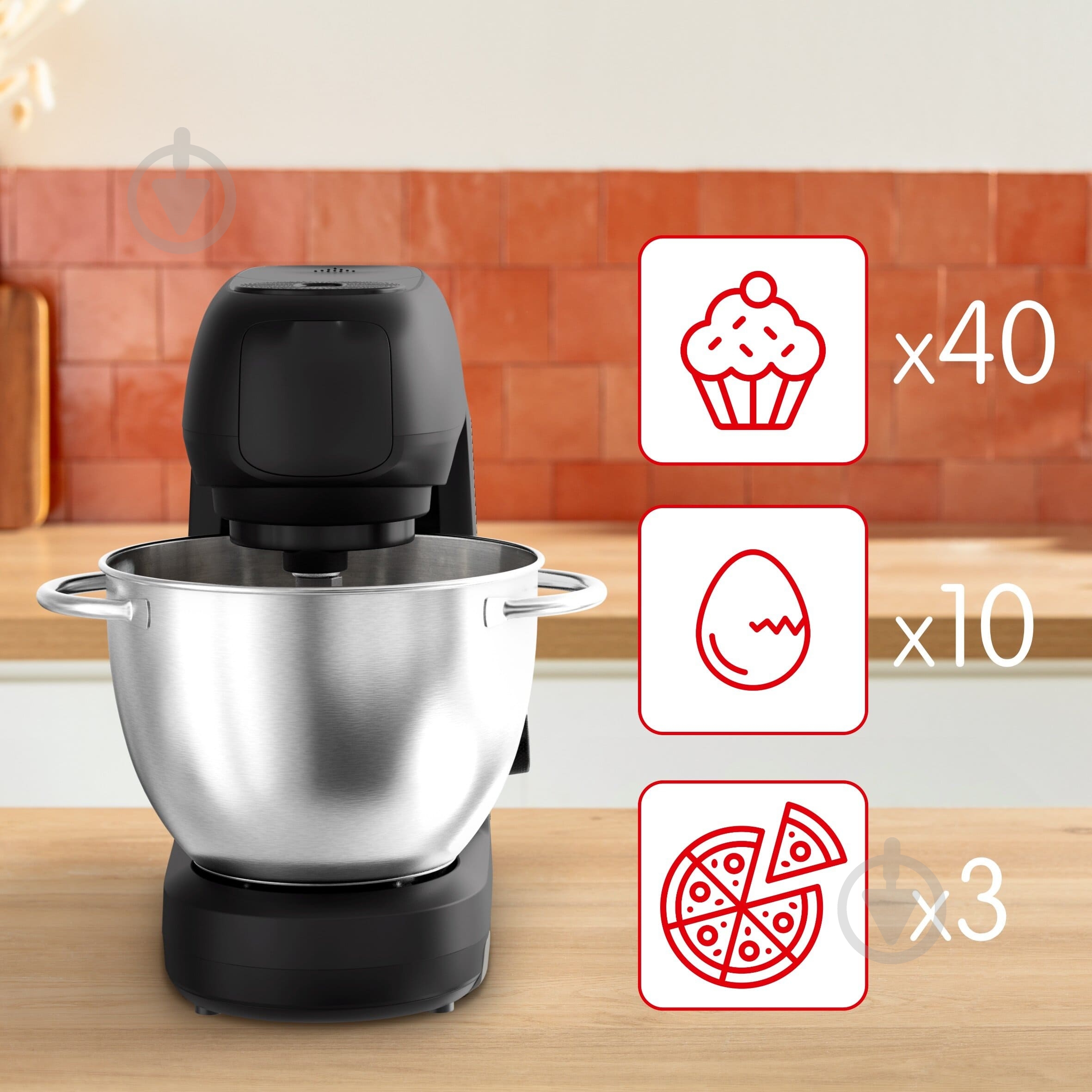 Кухонная машина Tefal Bake Partner + QB5458F0 - фото 6