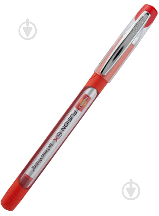 Ручка шариковая Unimax Top Tek Fusion UX-10 000 красная (UX-10 000-06) - фото 2