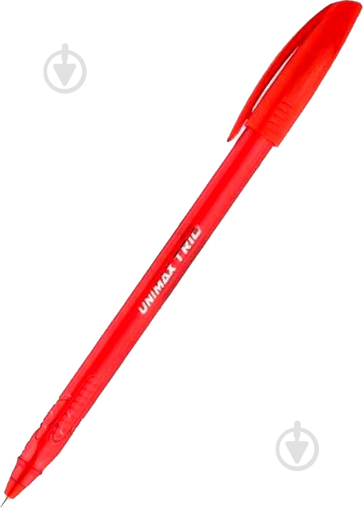 Ручка кулькова Unimax Trio UX-104 червона (UX-104-06) - фото 1