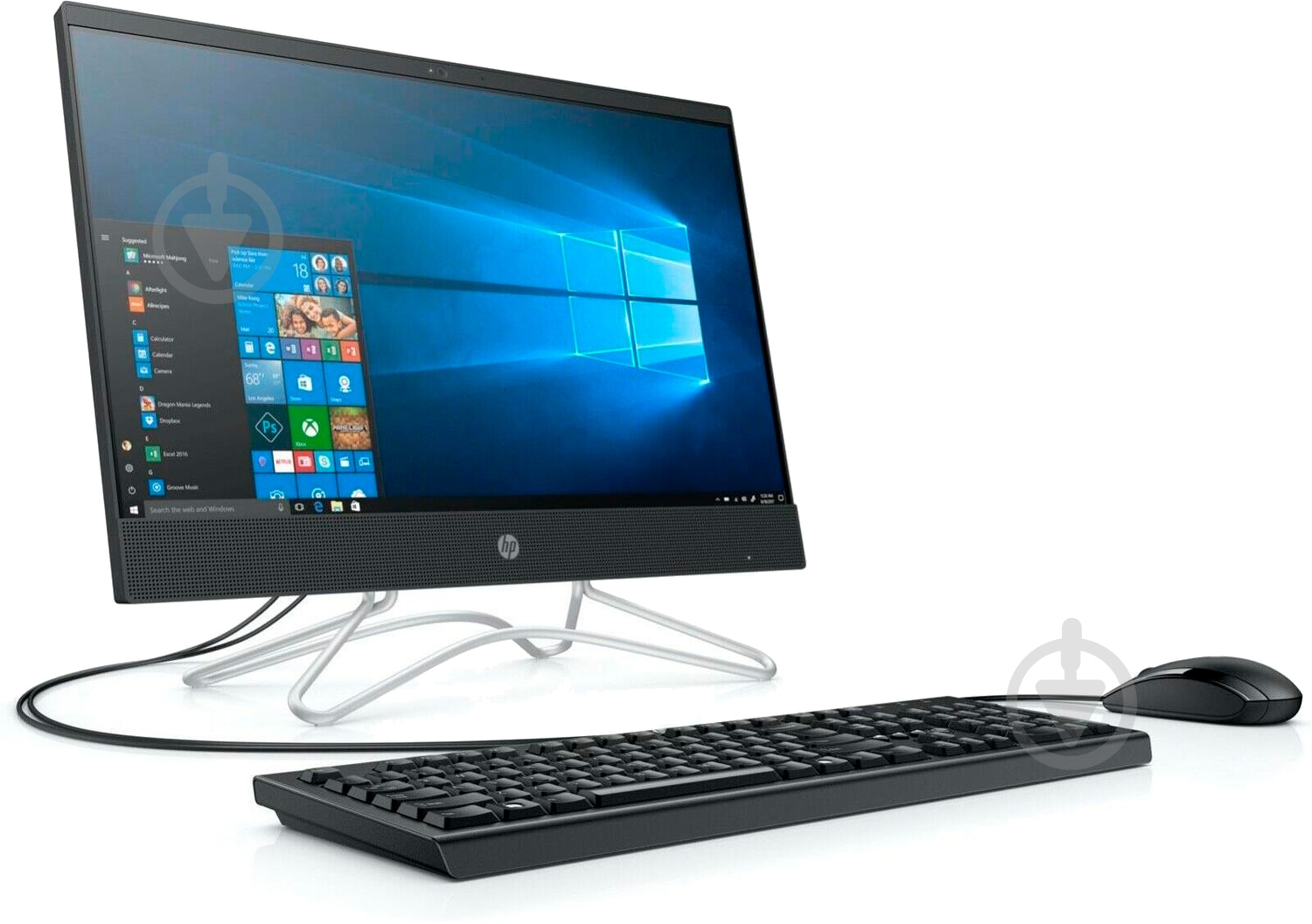 Моноблок HP ALL-IN-ONE 23,8" (19Q73EA) black - фото 1