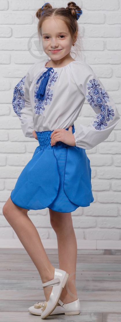 Спідниця для дівчаток Барвінок Сварга р.104-110 синій - фото 2 Спідниця для дівчаток Барвінок Сварга р.104-110 синій - фото 2