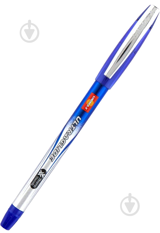 Ручка шариковая Unimax Ultraglide UX-114 синяя (UX-114-02) - фото 2