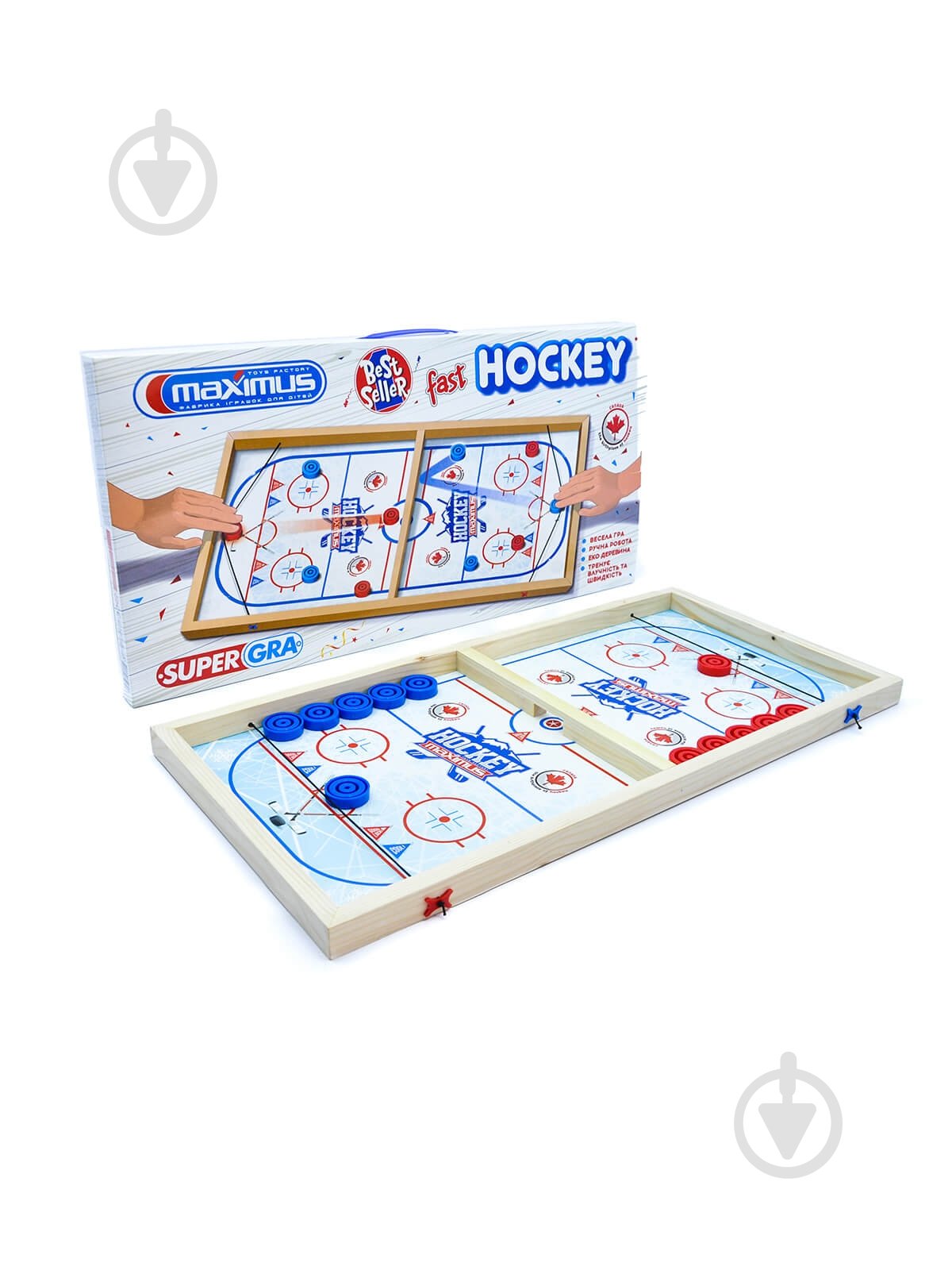 Игра настольная Maximus Быстрый Хоккей белый - фото 4