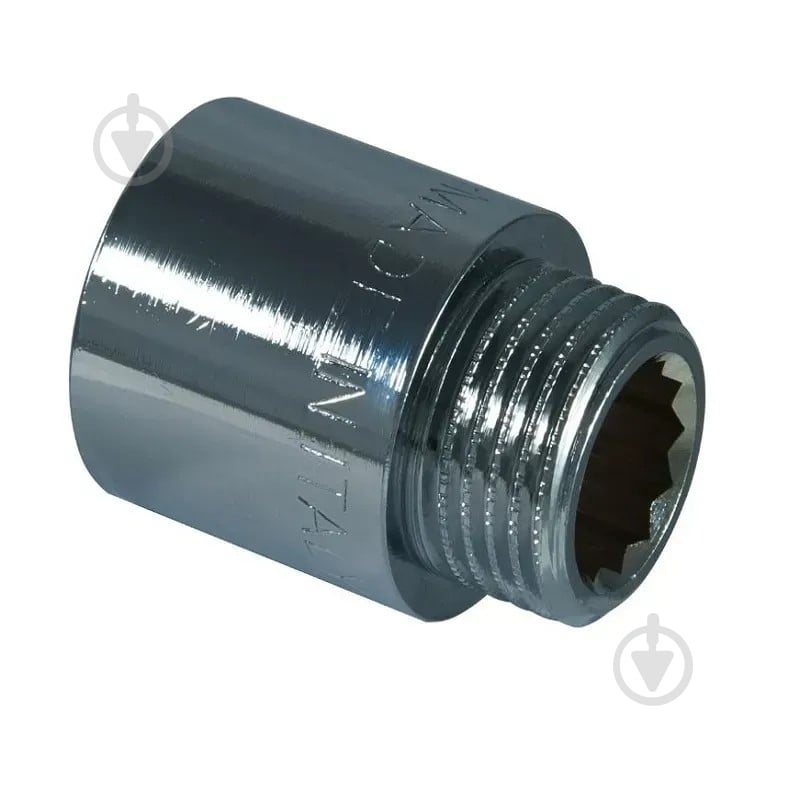 Подовжувач зовнішня Hi-Therm 1/2 80 мм (хром) - фото 1 Подовжувач зовнішня Hi-Therm 1/2 80 мм (хром) - фото 1