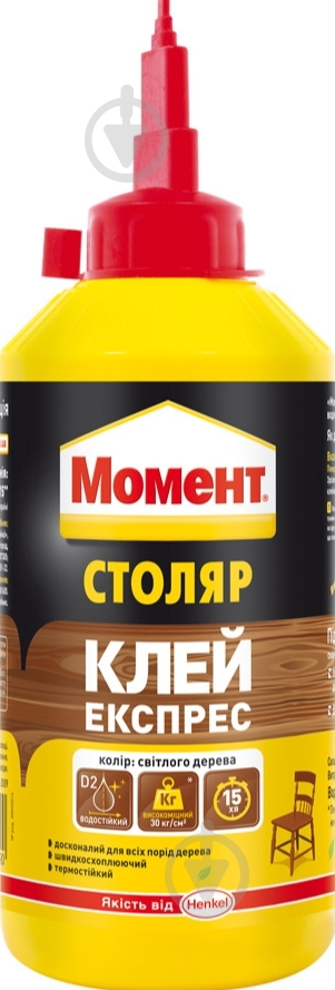 Клей для дерева Момент Столяр 750 г - фото 1 Клей для дерева Момент Столяр 750 г - фото 1