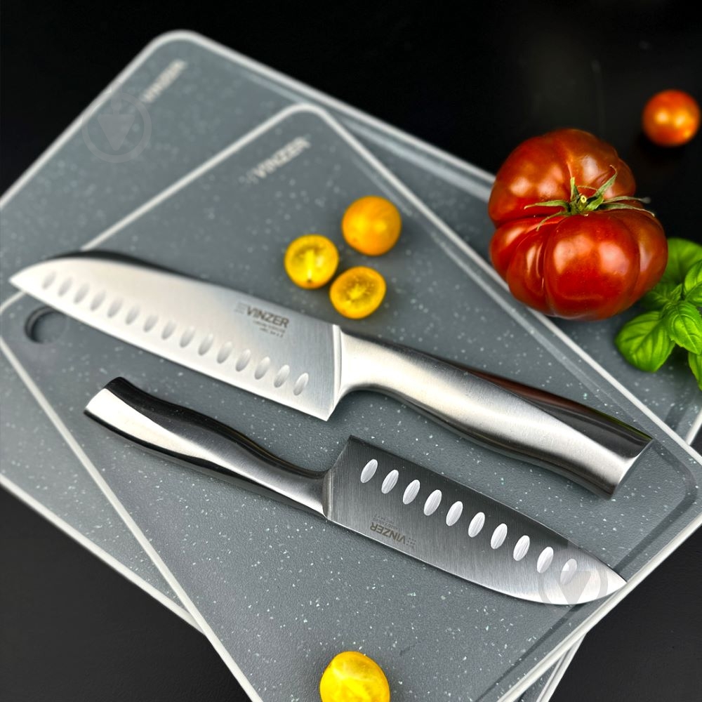 Ніж сантоку Vinzer Master Line 23,5 см 50602 - фото 3