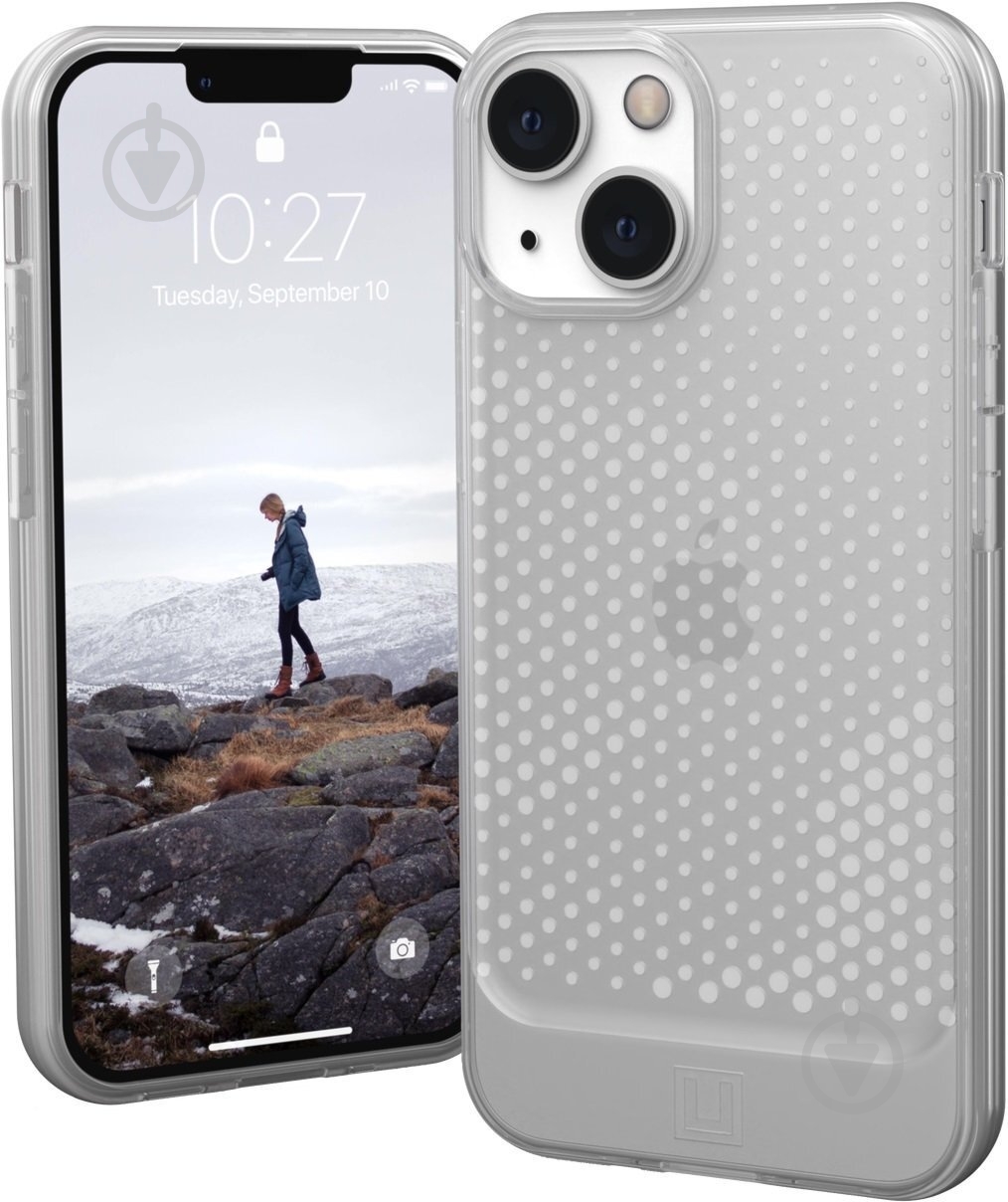 Чехол UAG Lucent Ice для Apple iPhone 13 mini (11314N314343) - фото 3 Чехол UAG Lucent Ice для Apple iPhone 13 mini (11314N314343) - фото 3