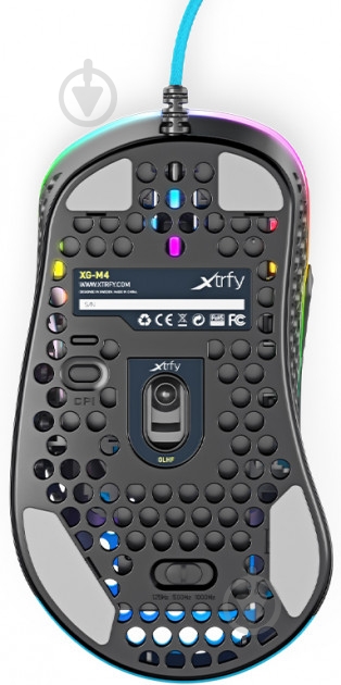 Мышь Xtrfy M4 RGB, Miami Blue - фото 6 Мышь Xtrfy M4 RGB, Miami Blue - фото 6