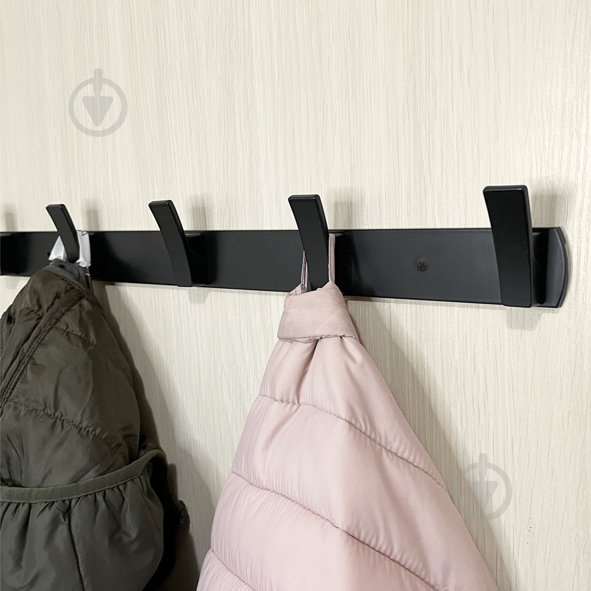 Вешалка с крючками MVM HA-02/5 black - фото 5