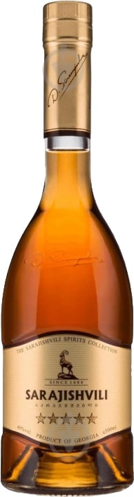 Коньяк Sarajishvili 5 зірочок 0,5 л - фото 1