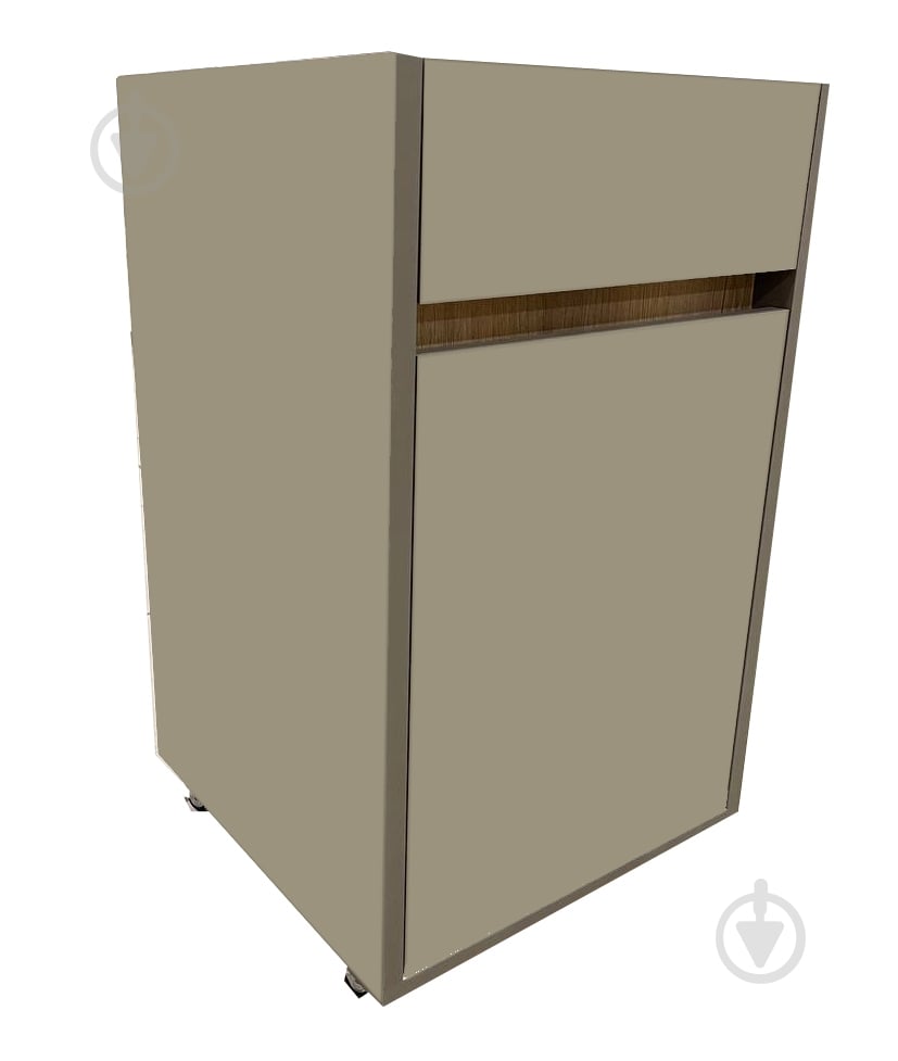 Тумба Kartissa Гектор ТП-2 1ш1д NEW 400x700x400 мм дуб евок/кашемір (ТП-1 1ш2д NEW к/ев) - фото 1