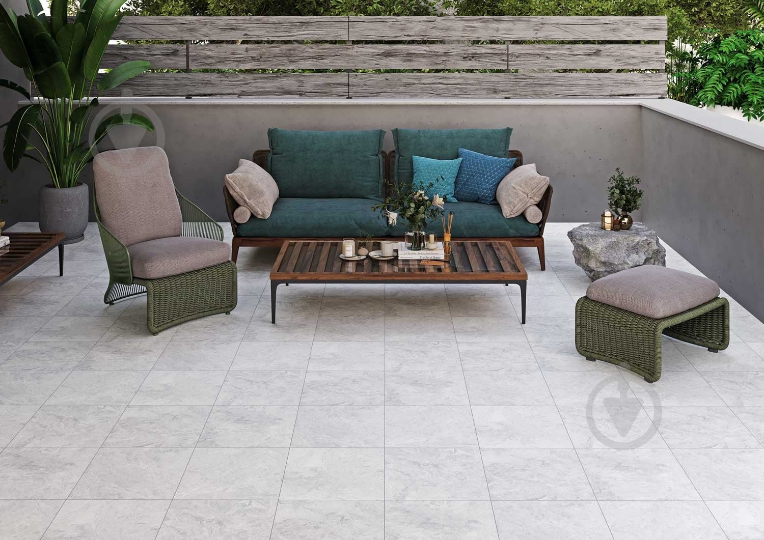 Плитка Cersanit Armando light grey mat 42x42 см - фото 2