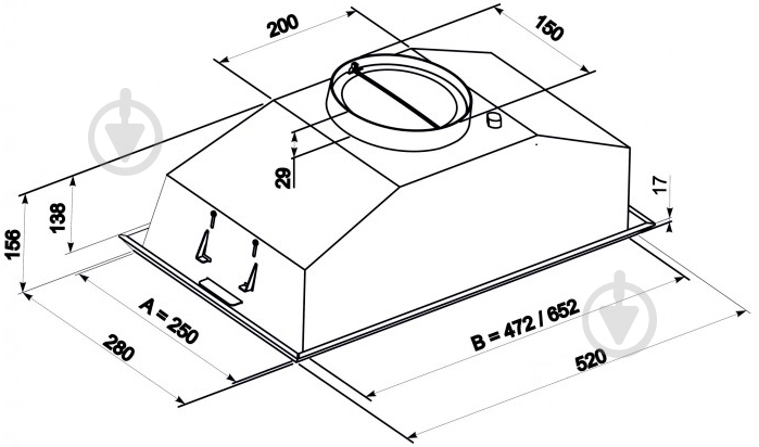 Вытяжка Eleyus Modul 960 LED SMD 52 IS - фото 11