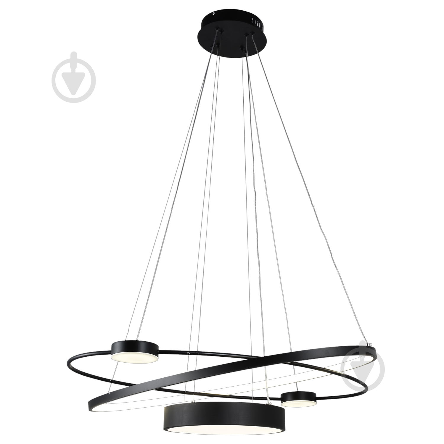 Люстра подвесная Victoria Lighting 107 Вт черный Talula/SP4 black - фото 1