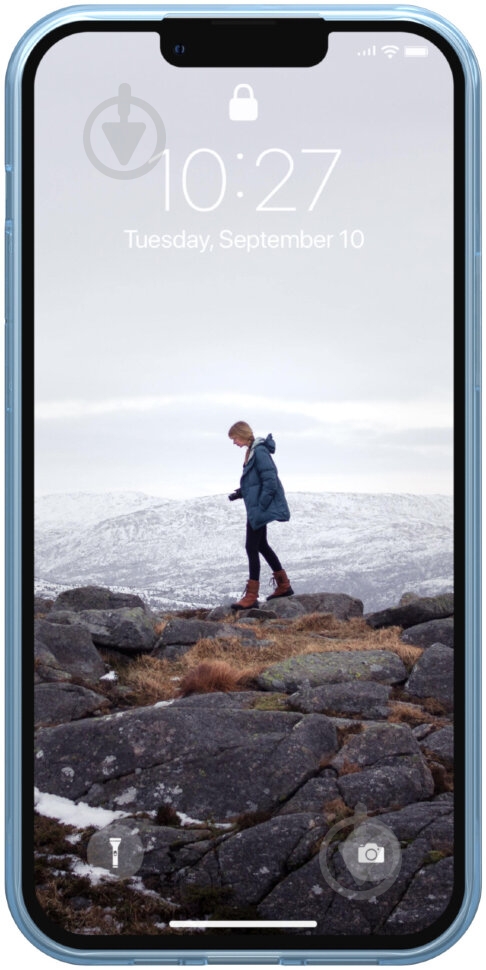 Чехол UAG Lucent Cerulean для Apple iPhone 13 Pro (11315N315858) - фото 6 Чехол UAG Lucent Cerulean для Apple iPhone 13 Pro (11315N315858) - фото 6